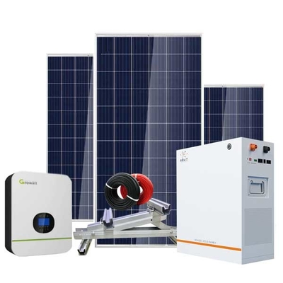 घरेलू अक्षय ऊर्जा भंडारण के लिए 5kW सोलर ऑफ ग्रिड सिस्टम 48V 100ah