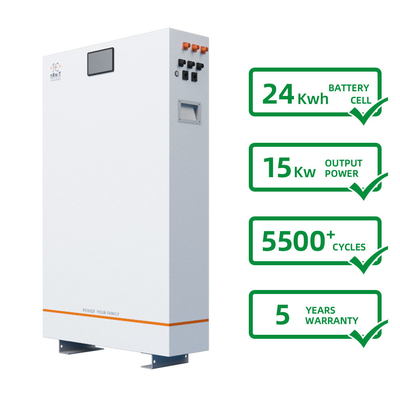 इको-फ्रेंडली बैकअप घरेलू ऊर्जा भंडारण डीप साइकिल सोलर बैटरी 24kwh