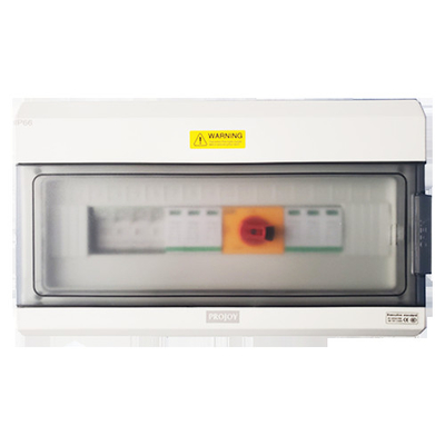 DC 1000V 32A सोलर 4 स्ट्रिंग PV कॉम्बिनेर बॉक्स IP65 4 इन 2 आउट