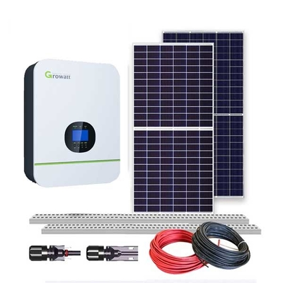 घर के लिए फोटोवोल्टिक सोलर ऑफ ग्रिड सिस्टम UN38.3 400w 5Kwh