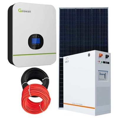 15KW 10kw होम सोलर पैनल सिस्टम / 230VAC UN38.8 सोलर PV बैटरी सिस्टम
