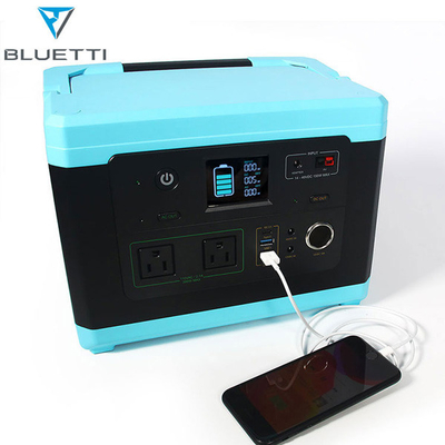 500 वाट सौर पोर्टेबल सिस्टम 220V 537Wh आवासीय बैटरी बैकअप सिस्टम UL2743
