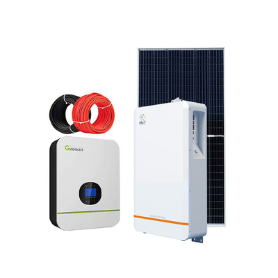 5000w सोलर ऑफ ग्रिड सिस्टम / 9kw 176Ah आवासीय सौर ऊर्जा प्रणाली