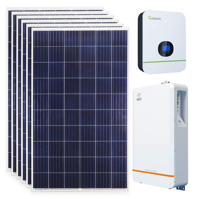 घर के लिए 9Kwh सोलर इलेक्ट्रिक सिस्टम / सोलर ऑफ ग्रिड सिस्टम 86Kg