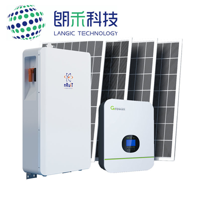 15kw सोलर रूफटॉप ऑफ ग्रिड सोलर सिस्टम किट पावरपोर्टर 10kwh 200Ah