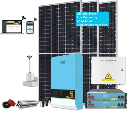 TBB ऑफ ग्रिड इन्वर्टर सोलर RiiO Sun 3KVA Mppt इनवर्टर दक्षता अधिकतम 91%