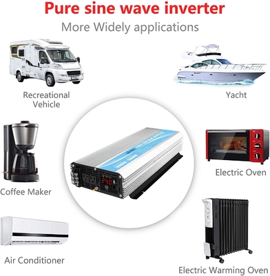 DC24V शुद्ध साइन वेव हाइब्रिड सोलर इन्वर्टर 3000W MSDS UN38.3